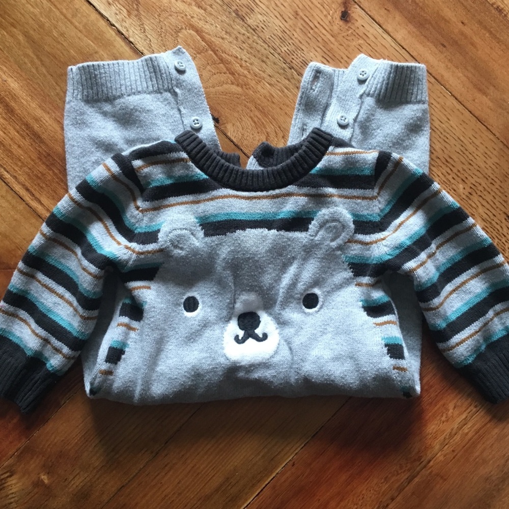Gymboree Baby Boy Sweater One Piece-Cute!!